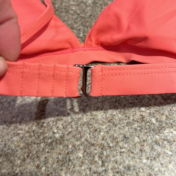 SHEKINI Hi Waist Triangle Bikini Coral size XL - Picture 7 of 10